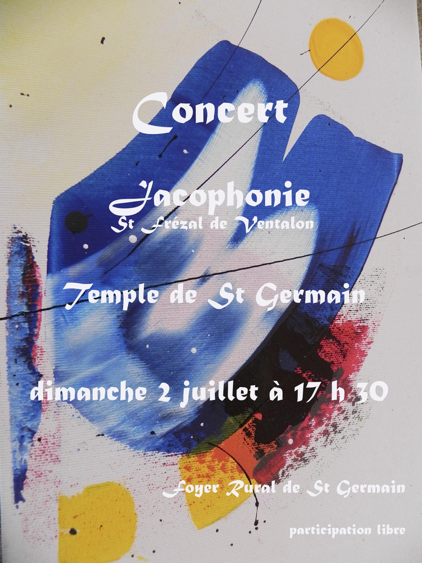 affiche jacof st germain