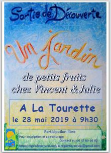 Affiche jardin petits fruits
