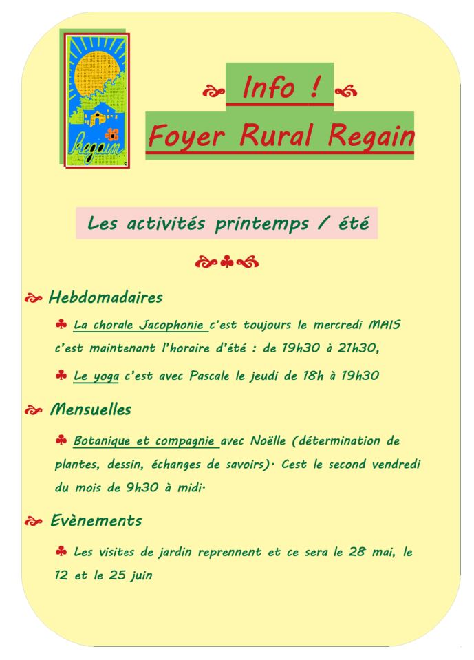 Affichette été 2019
