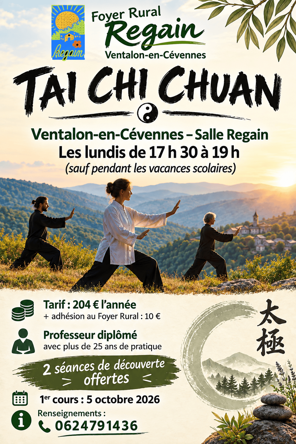 Lancement de l’activité Tai Chi Chuan